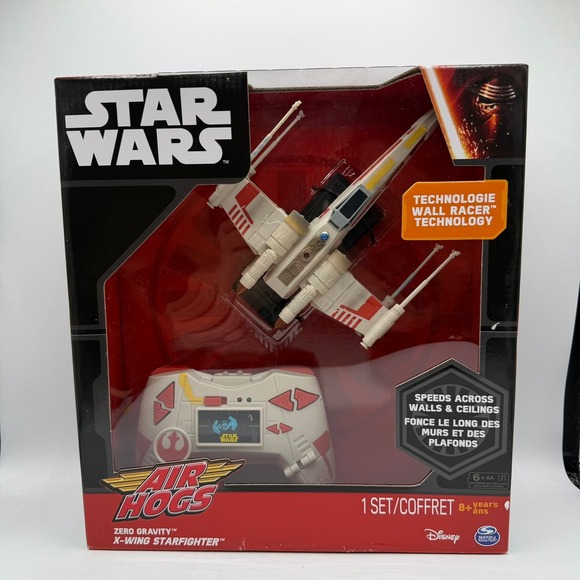 Air Hogs Other - Air Hogs Star Wars Zero Gravity X-Wing Starfighter Wall Racer RC Drone T-55